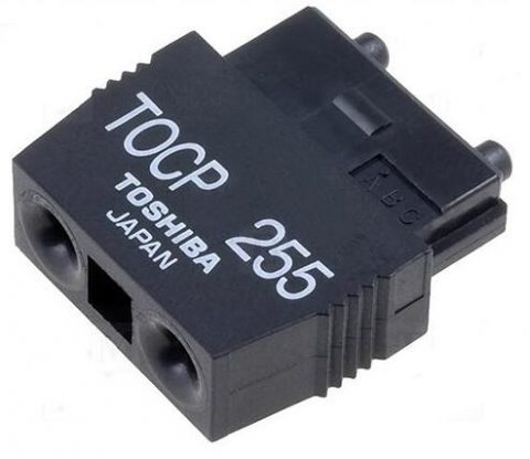 Toshiba TOCP 255 plastic fiber optic connector TOCP255 Toshiba Connector