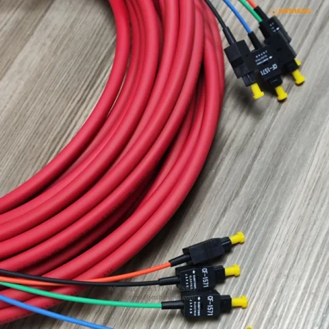 SUMITOMO CF-1501 CF1571 Optic Fiber Cable patch cord with coating for protection 4 wires cores