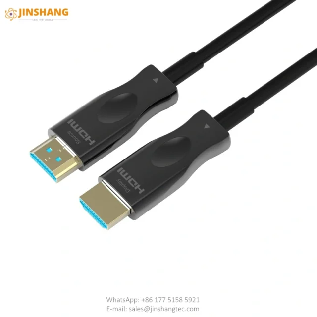 Active Optical Fiber Cable AOC HDMI 2.1V 8K 4K Anti EMI RFI and EMC