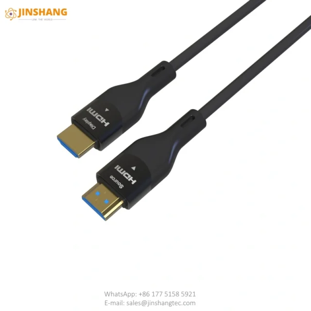 Active Optic Fiber Hybrid HDMI Cable 8K 4K 48Gbps 120Hz CMP Plenum Rated