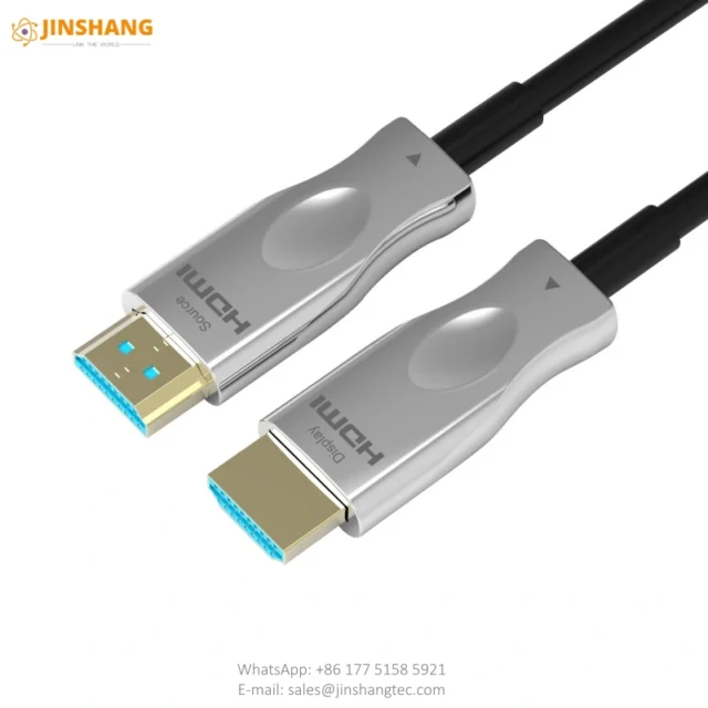 Armoured AOC HDMI Cable Active Fiber support eARC HDR 8K 2.1V