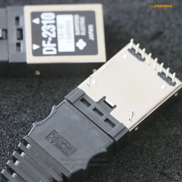 CF-2071 Fiber connector and DF-2310 Transceivers