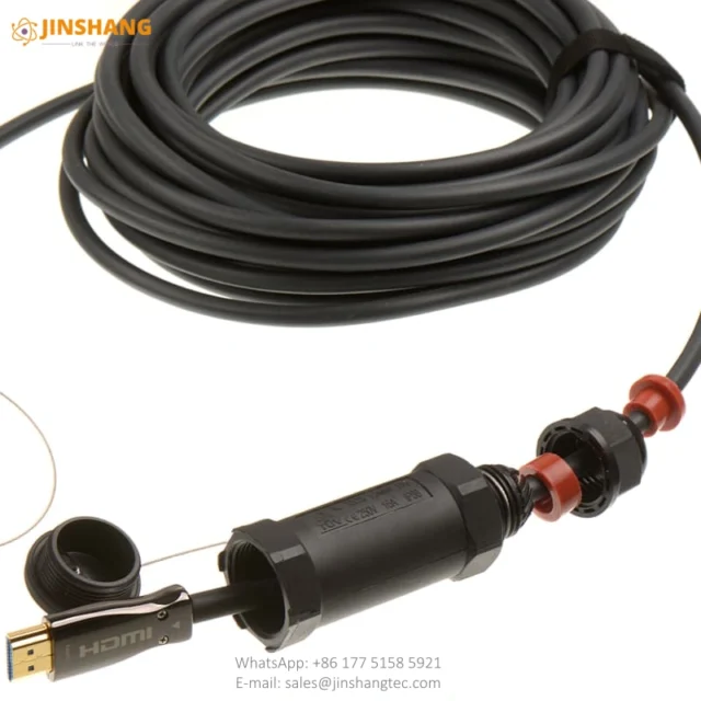 Waterproof AOC HDMI Cable Active Optical 8K 4K Anti EMI RFI EMC cable