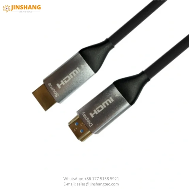 Classic Black 4K HDMI Active Optical Cable - Changzhou Jinshang Electronic Technology Co., Ltd.