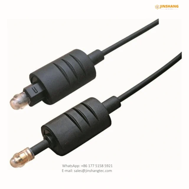 FEV-FO501 Molded Toslink Digital Optical Audio Cable - Changzhou Jinshang Electronic Technology Co., Ltd.