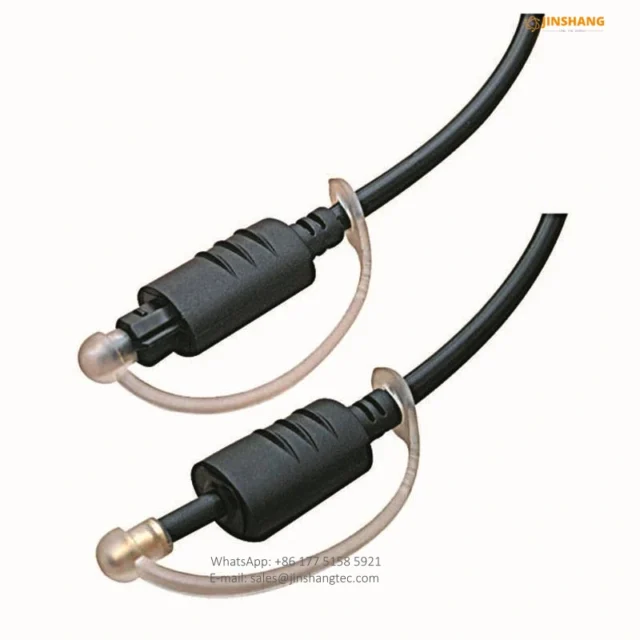 FEV-FO504 Toslink Optical Audio Cable with Retention Leads - Changzhou Jinshang Electronic Technology Co., Ltd.
