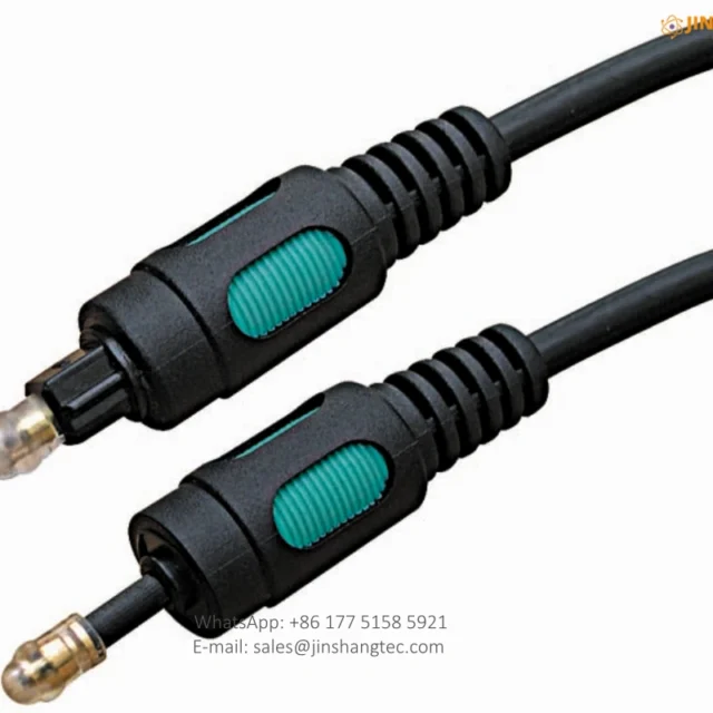 FEV-FO505 Push-Grip Toslink Digital Optical Audio Cable - Changzhou Jinshang Electronic Technology Co., Ltd.
