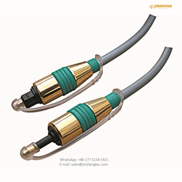 FEV-FO513 Green-Accent Premium Toslink Optical Audio Cable - Changzhou Jinshang Electronic Technology Co., Ltd.