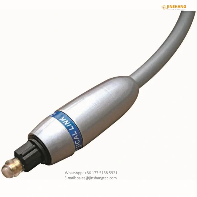 FEV-FO516 Zinc-Alloy Toslink Digital Optical Audio Cable - Changzhou Jinshang Electronic Technology Co., Ltd.
