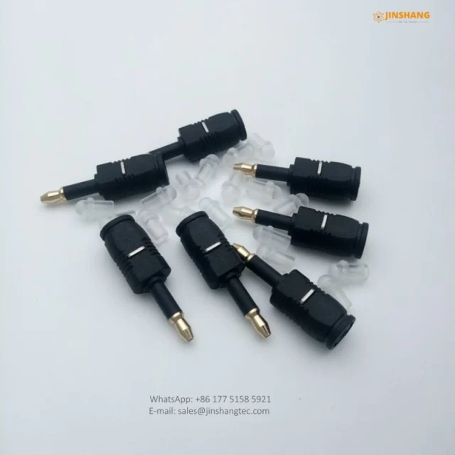 jis f05 simplex pof fiber optic connector housing watermarked 02 - Changzhou Jinshang Electronic Technology Co., Ltd.