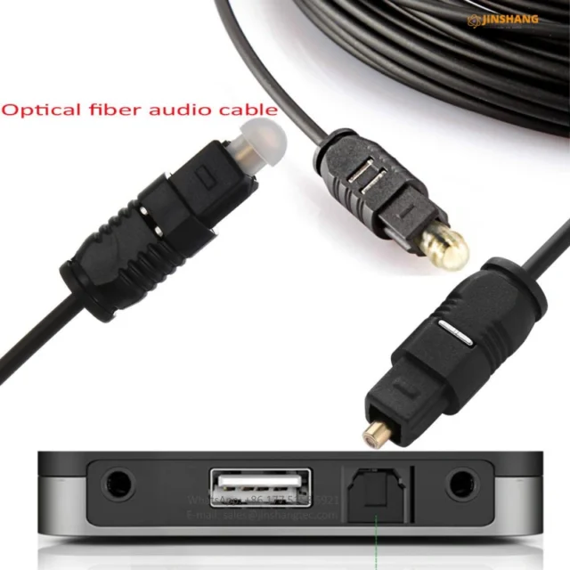 Toslink to Mini-Toslink Digital Optical Audio Cable - Changzhou Jinshang Electronic Technology Co., Ltd.