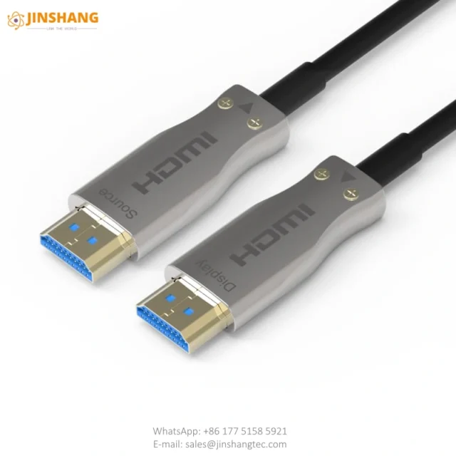waterproof armored hdmi active optical cable with sealed couplers watermarked images 02 - Changzhou Jinshang Electronic Technology Co., Ltd.