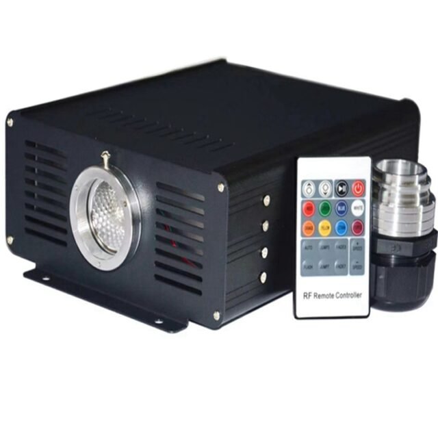 45W twinkle RGBW fiber optic light engine with RF remote