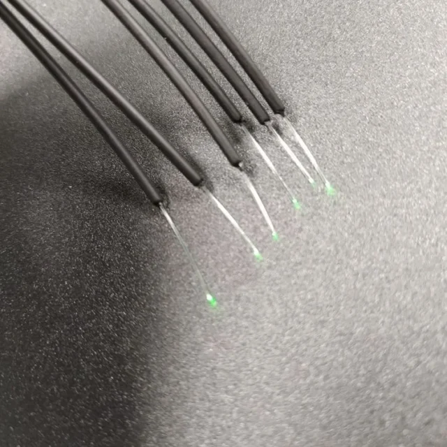0.5mm core black jacketed sensor fiber