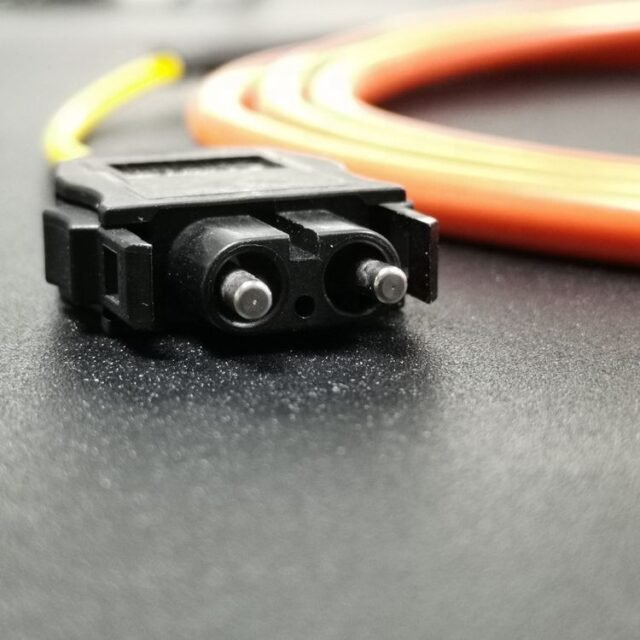 DL-72 SUMITOMO connector angle with orange fiber