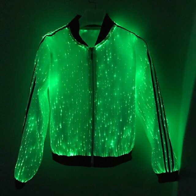 LED fiber clothing