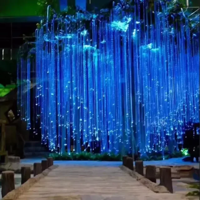 Fiber optic glow tree Christmas application