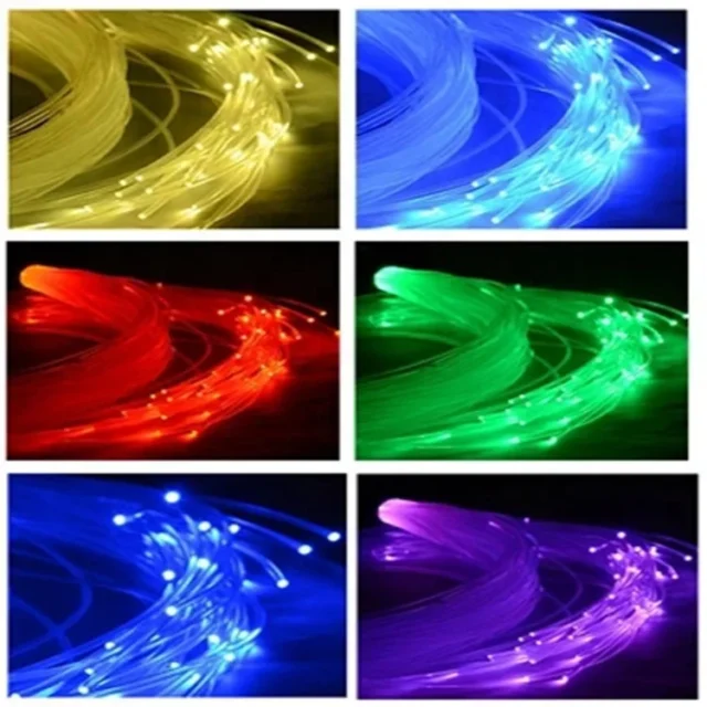 End-glow fiber glowing multi-color for star ceiling
