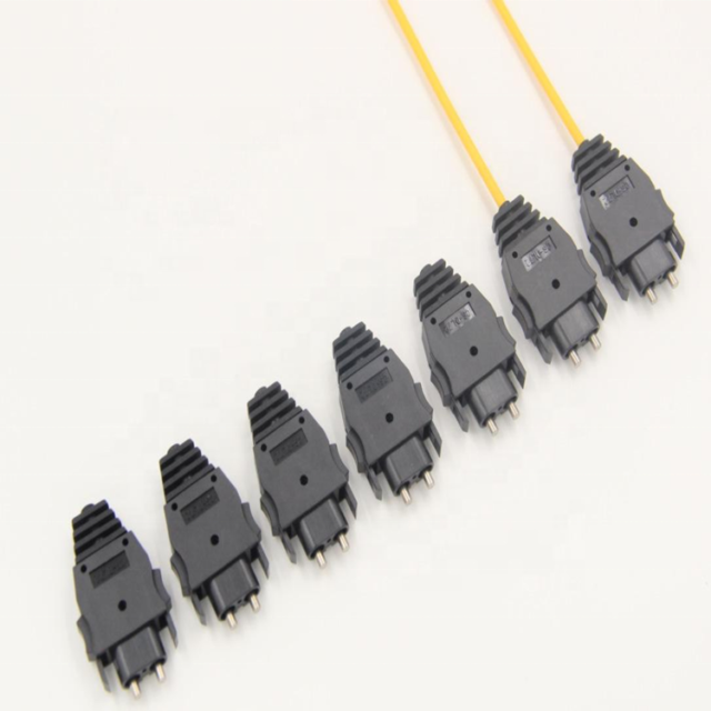 Row of DL-72 duplex connectors