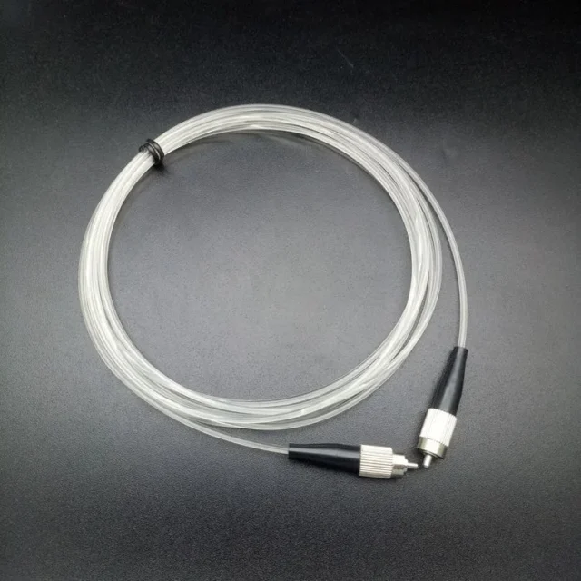 FC Transparent Large-Core POF Jumper, Ceramic Ferrule - cable assembly