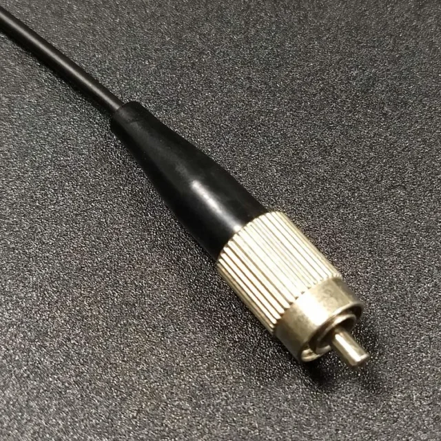 FSMA905 to FC POF Patch Cord, 1 mm Core, 2.2 mm Black PE - JINSHANG TECH industrial fiber optic product