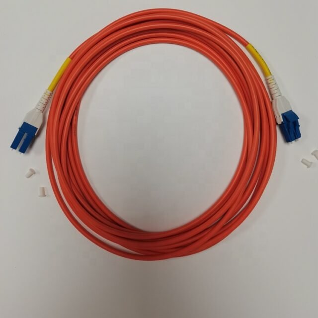 QG-G50-2C orange duplex jumper view
