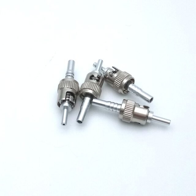 Close side angle of the small-ferrule HPCS-ST connector