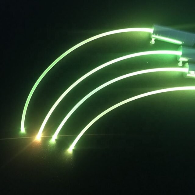 6mm side glow fiber color sample