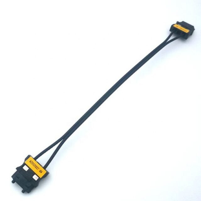End connector view of servo POF cord