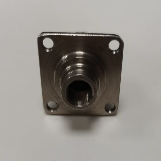 Detail of Kato crane SMA panel-mount terminal