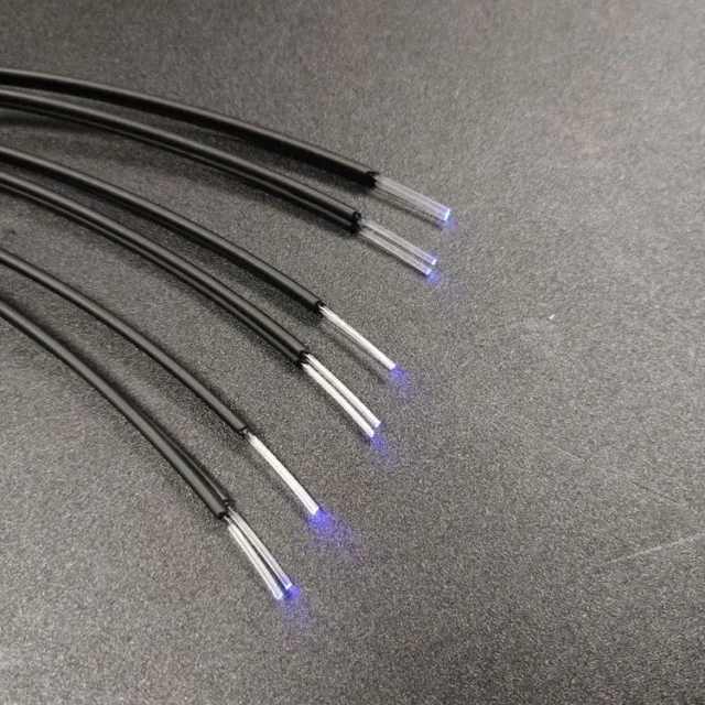 Black GH data-grade fiber optic cable bundle