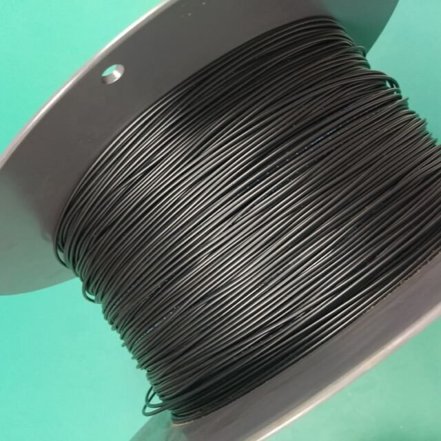 Black Mitsubishi Eska bundle POF cable wound on a plastic spool