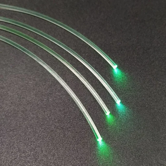 SK80 2.0mm end-glow POF lit bright points