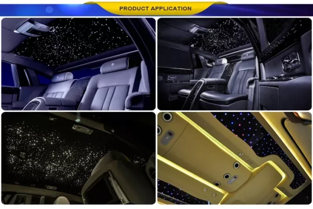Star-headliner and home-theater starlight applications