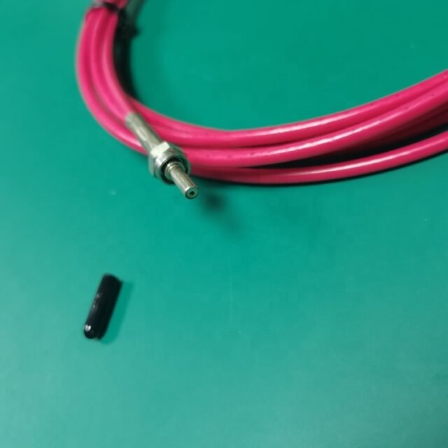 Red SMA probe fiber end