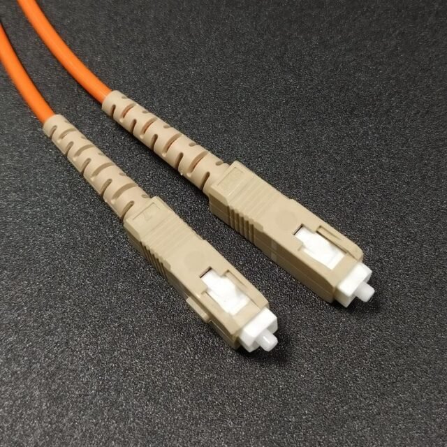 SC-SC multimode quartz fiber jumper