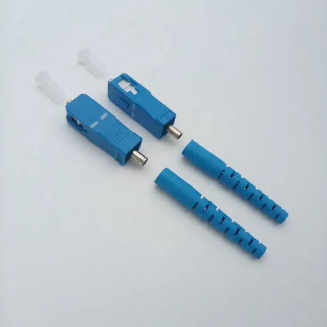 SC/UPC Blue FTTH Fiber Optic Connector for SM/MM - cable assembly