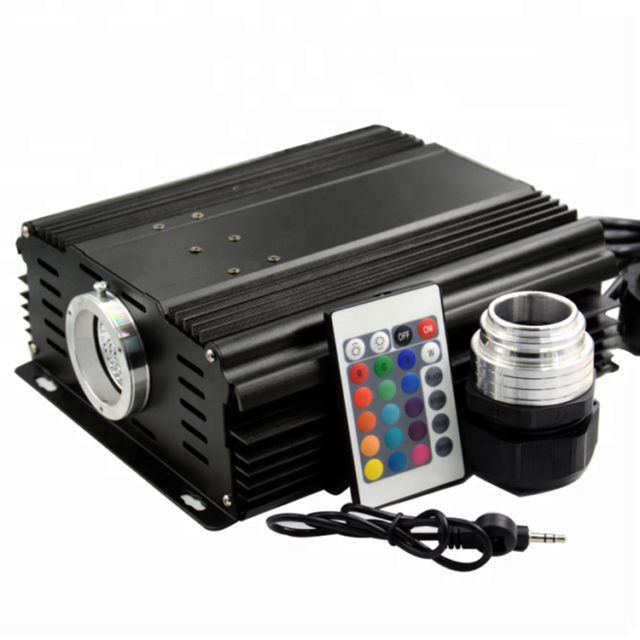 120W RGBW single-head fiber optic light engine with RF remote