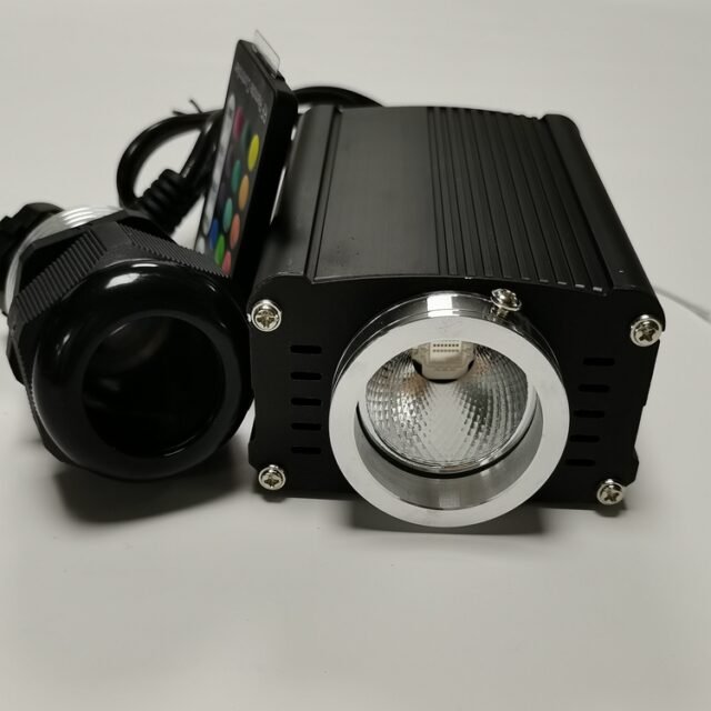 30W RGBW single-head fiber optic light engine with RF remote