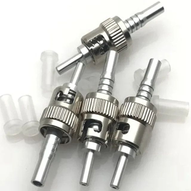 ST Connector for 500 um Plastic Optical Fiber - JINSHANG TECH industrial fiber optic product