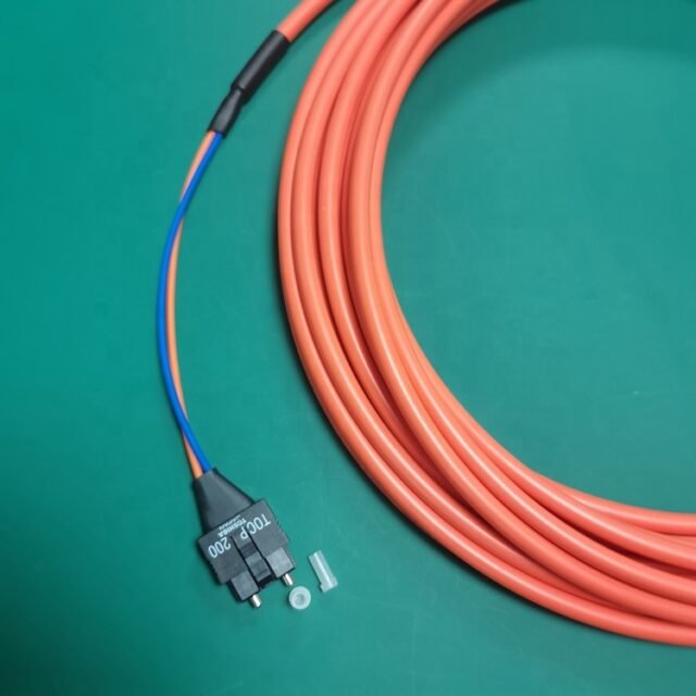 JIS F07 orange duplex POF cable