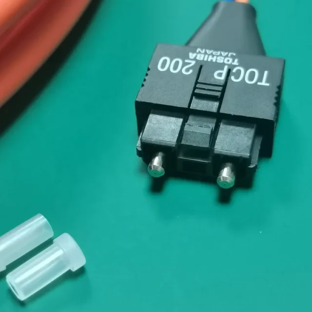 Toshiba TOCP201QK POF Connector, Orange TOCP200 Jumper - JINSHANG TECH industrial fiber optic product