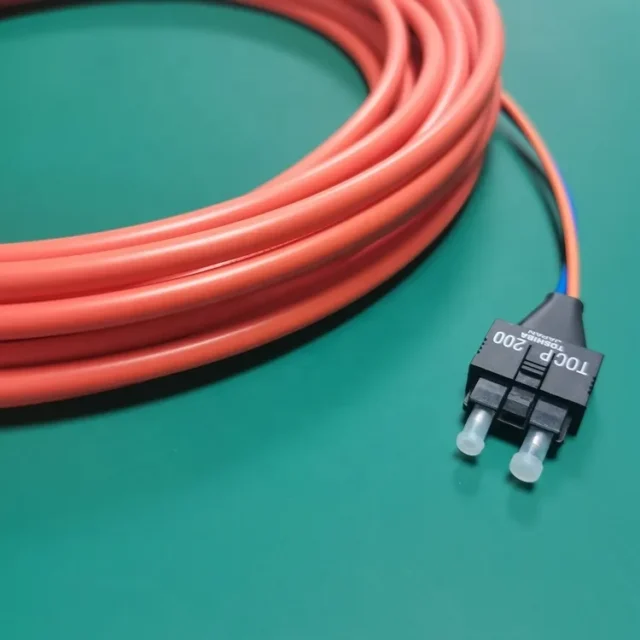 Toshiba TOCP201QK POF Connector, Orange TOCP200 Jumper - connector detail
