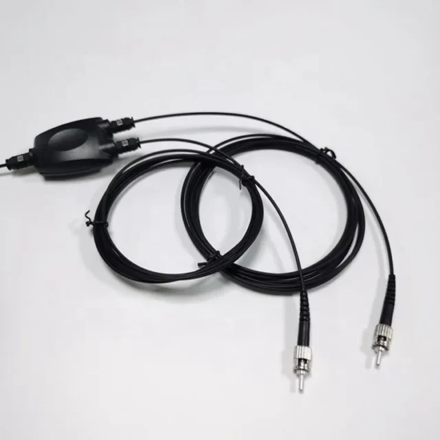 ST 1-to-2 Plastic Optical Fiber Splitter - connector detail