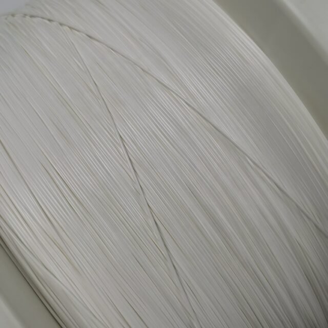 White PE tight-buffer POF cable coil